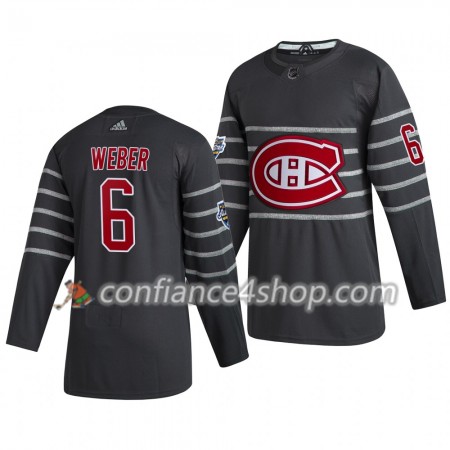 Adidas Maillot de Hockey Montreal Canadiens Shea Weber 6 Gris 2020 NHL All-Star Authentic - Homme
